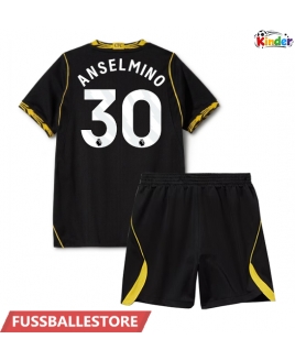 Günstige Chelsea Aaron Anselmino #30 Auswärts Trikotsatzt Kinder 2026-27 Kurzarm (+ Kurze Hosen)
